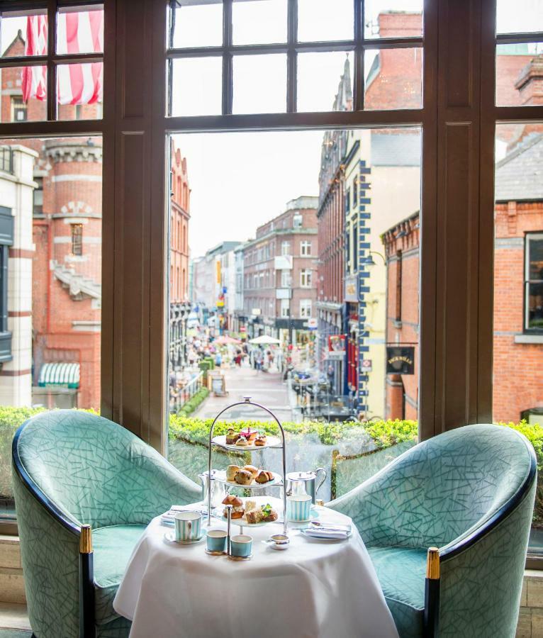 The Westbury Hotel Dublino Esterno foto Afternoon tea at the Midland Hotel, Manchester
